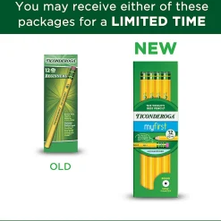 Ticonderoga® My First Beginners' Elementary Pencils, HB Lead, Pack of 12