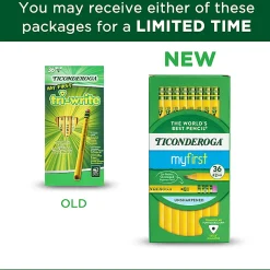 Ticonderoga® My First Tri-Write Triangular No. 2 Pencils, #2 Lead, Soft, Pack of 36