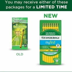 Ticonderoga® My First Tri-Write Triangular No. 2 Pencils, #2 Lead, Soft, Pack of 36