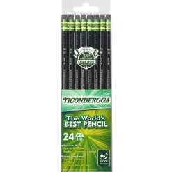 Ticonderoga® Pencil, #2 Lead, Soft, Pack of 24