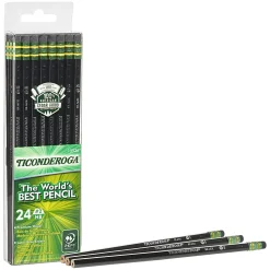 Ticonderoga® Pencil, #2 Lead, Soft, Pack of 24