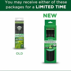 Ticonderoga® Pencil, #2 Lead, Soft, Pack of 24