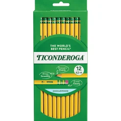 Ticonderoga® Pencil, #2 Lead, Soft, Pack of 12