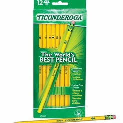 Ticonderoga® Pencil, #2 Lead, Soft, Pack of 12