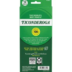 Ticonderoga® Pencil, #2 Lead, Soft, Pack of 12