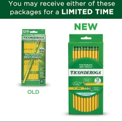 Ticonderoga® Pencil, #2 Lead, Soft, Pack of 12