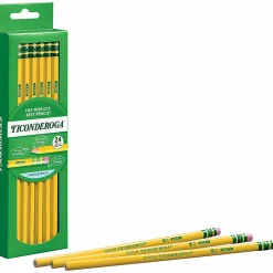 Ticonderoga® Pencils, #2 Lead, Medium Soft, Pack of 24