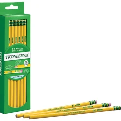 Ticonderoga® Pencils, #2 Lead, Medium Soft, Pack of 24