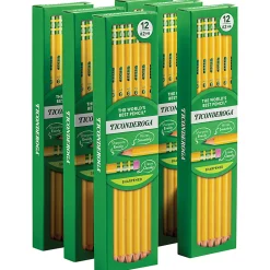 Ticonderoga® #2 Pre-sharpened Pencils, 0.7 mm, Yellow, Pack Of 72 Pencils