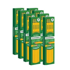 Ticonderoga® Woodcase Pencils, #2 Lead, Soft, Pack of 96