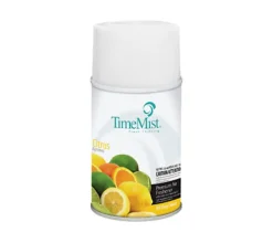 TimeMist Premium Metered Air Freshener Refills, Citrus, 6.6 Oz, Pack Of 12