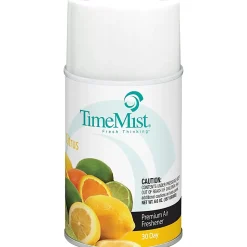 TimeMist Premium Metered Air Freshener Refills, Citrus, 6.6 Oz, Pack Of 12