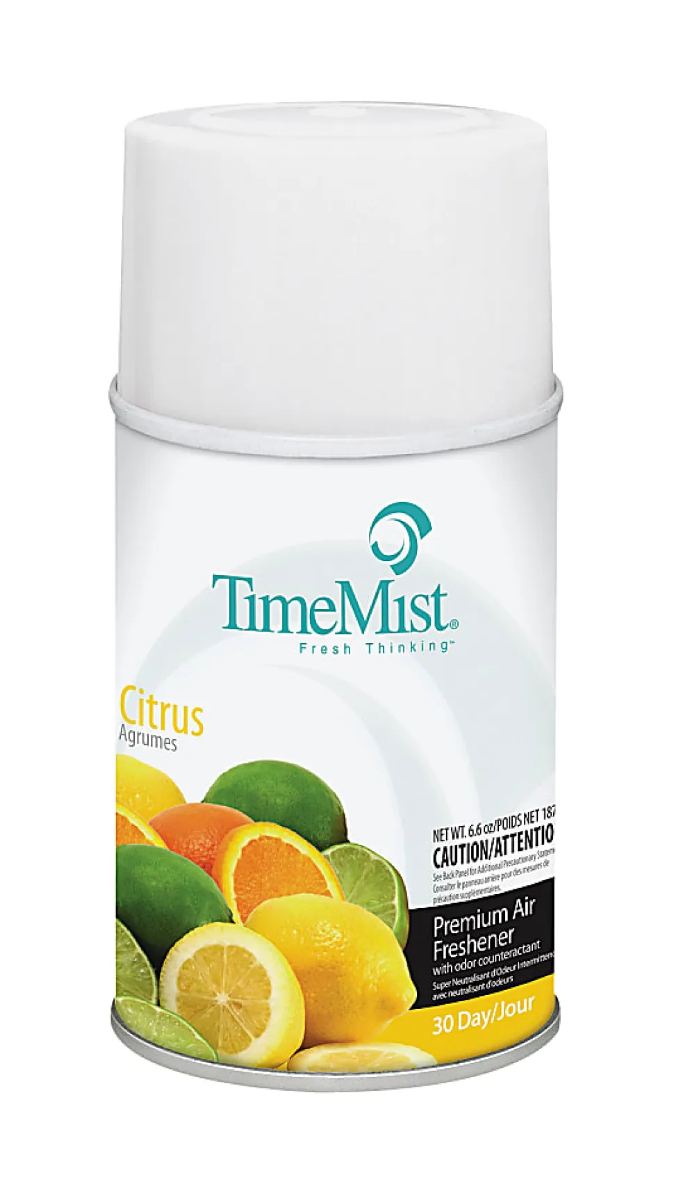 TimeMist Premium Metered Air Freshener Refills, Citrus, 6.6 Oz, Pack Of 12