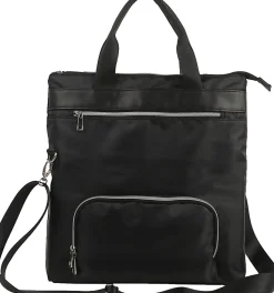 TJ Riley Backpack Briefcase, Black