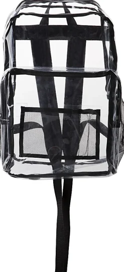 TJ Riley Clear Backpack, Transparent