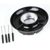 TJ Riley Fondue Set, Black