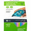 Tombow® Mono® Correction Tape In Retro Colors, Single Line, 394", Blue/Purple/Pink/Green, Pack Of 10
