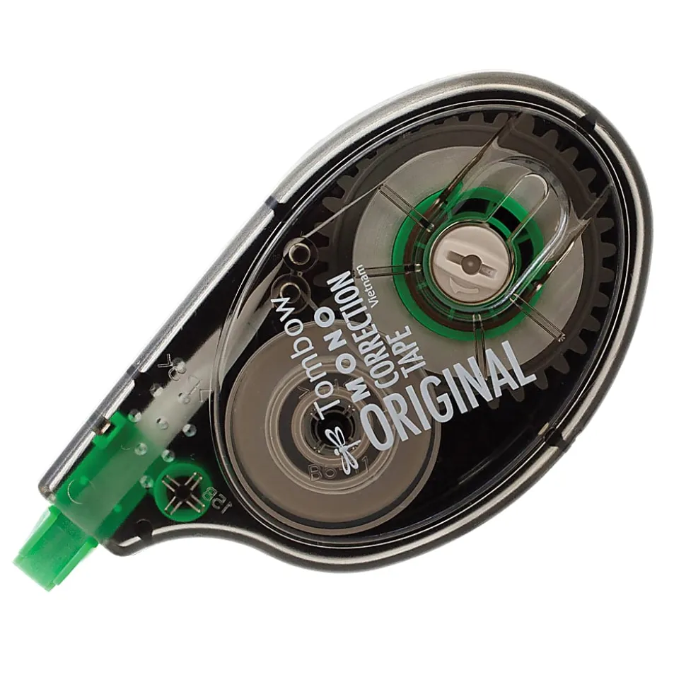 Tombow® Mono® Correction Tape, Mini, 1/6" x 32 4/5", 50% Recycled, White, Pack Of 10