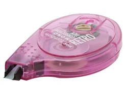 Tombow® Single-line Bright Dispenser Correction Tapes, Single Line, 0.16" x 394", Assorted Colors, Pack Of 6