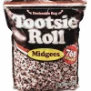 Tootsie Roll Midgees Candy - Assorted - Individually Wrapped, Resealable Container - 5 lb - 760 Bag - 1 Bag
