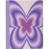 Top Flight Fashion Composition Book, 9-3/4" x 7-1/2", Wide Rule, 80 Sheets, Purple Butterfly
