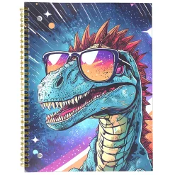 Top Flight Fashion 1-Subject Notebook, 8" x 10", 70 Sheets, Large & In Charge