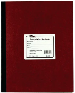 TOPS™ Computation Notebook, 11 3/4