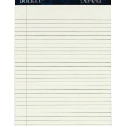 TOPS® Docket® Diamond 100% Recycled Writing Pads, 8 1/2