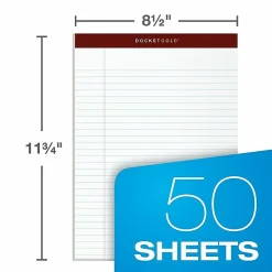 TOPS™ Docket Gold™ Premium Writing Pads, 8 1/2