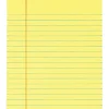 TOPS™ Docket Gold™ Premium Writing Pads, 5" x 8", Jr. Legal Rule, Canary, 50 Sheets Per Pad, Pack Of 6 Pads