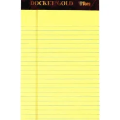 TOPS™ Docket Gold™ Premium Writing Pads, 5