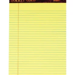 TOPS™ Docket Gold™ Premium Writing Pads, 8 1/2