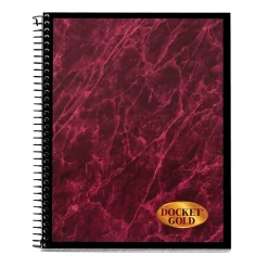 TOPS™ Docket™ Gold Project Planner, 6 3/4" x 8 1/2", 70 Sheets, Burgundy