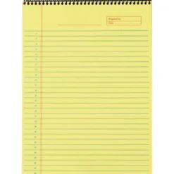 TOPS™ Docket Gold™ Wirebound Writing Tablet, 8 1/2