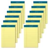 TOPS™ Docket™ Writing Pads, 5" x 8", Legal Ruled, 50 Sheets, Canary, Pack Of 12 Pads