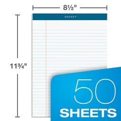 TOPS™ Docket™ Writing Pads, 8 1/2