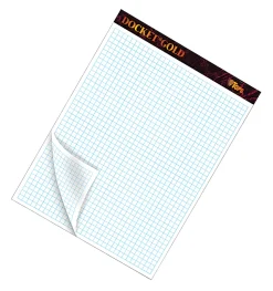 TOPS™ Double Docket® Gold Writing Pad, 8 1/2