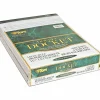 TOPS™ Double Docket™ Writing Pads, 3-Hole Punched, 8 1/2" x 11 3/4", Legal Ruled, 100 Sheets, White, Pack Of 6 Pads