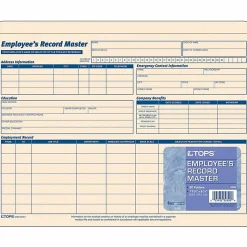 TOPS® Employee Record Master File Jackets, 11 3/4