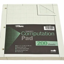 TOPS? Engineer's Computation Pad, 8 1/2