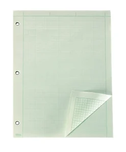 TOPS™ Engineer's Computation Pads, 8 1/2" x 11", Green, 100 Sheets