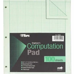 TOPS™ Engineer's Computation Pads, 8 1/2