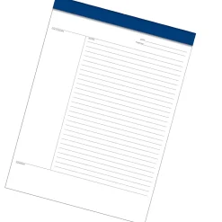 TOPS™ FocusNotes™ 15-lb Legal Pads, 8 1/2" x 11", 50 Sheets Per pad, White, Pack Of 2