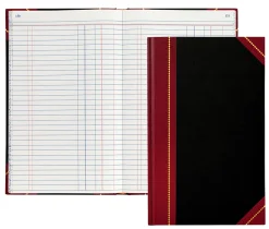 Tops Hardbound Book, 11 3/4" x 7 1/4", Journal, Single Entry Ledger Ruling, 300 Pages (150 Sheets)