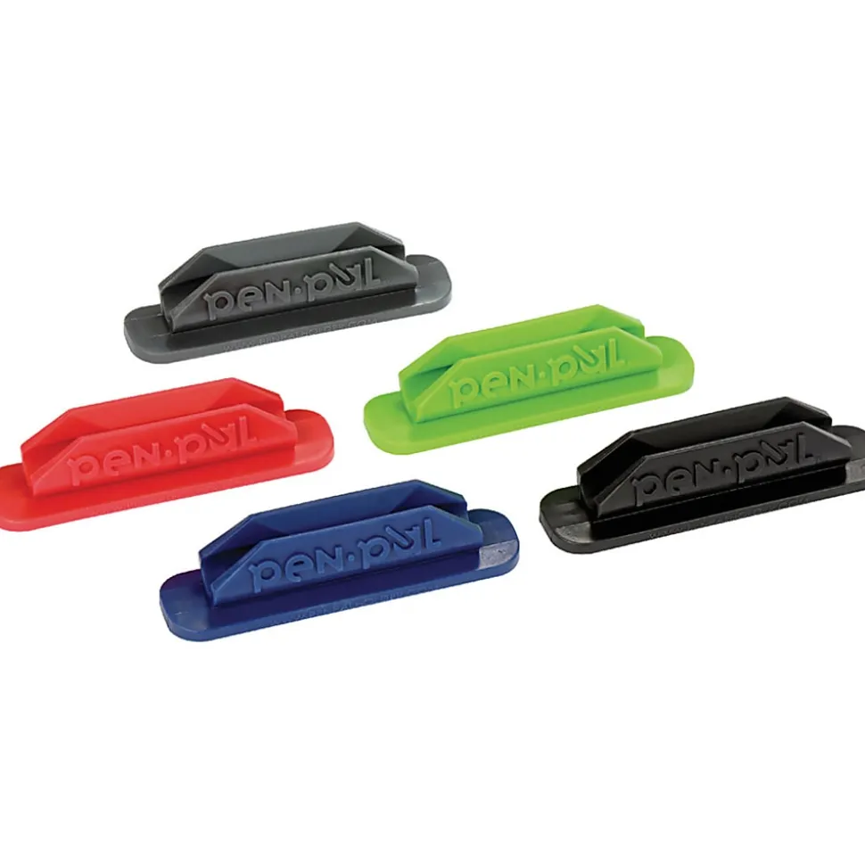 TOPS™ Pen Pal Pen Holder, 5/8" x 2-5/8", Assorted Colors