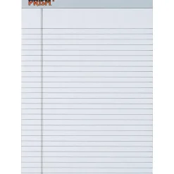 TOPS™ Prism+™ Color Writing Pads, 8 1/2" x 11 3/4", Legal Ruled, 50 Sheets, Gray, Pack Of 12 Pads
