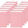 TOPS™ Prism+™ Color Writing Pads, 8 1/2" x 11 3/4", 100% Recycled, Legal Ruled, 25 Sheets, Rose, Pack Of 12 Pads
