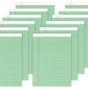TOPS™ Prism+™ Color Writing Pads, 8 1/2" x 11 3/4", 100% Recycled Legal Ruled, 50 Sheets, Green, Pack Of 12 Pads