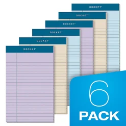 TOPS™ Prism+™ Color Writing Pads, 5" x 8", 100% Recycled, Legal Ruled, 50 Sheets Per Pad, Assorted Colors, Pack Of 6 Pads