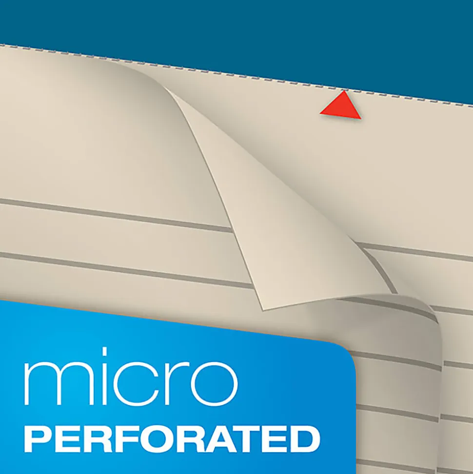 TOPS™ Prism+™ Color Writing Pads, 5" x 8", 100% Recycled, Legal Ruled, 50 Sheets Per Pad, Assorted Colors, Pack Of 6 Pads